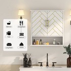 Bathroom Wall Mount Cabinet Stylish Hanging Medicine Cabinet With Open Shelf
