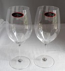 2 Riedel Vinum Crystal Wine Glasses 9  Tall 3  Top Diameter New No Box