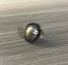 Vintage Silver Tone Clip Brooch Sweater Guard Shawl Cardigan Fastener