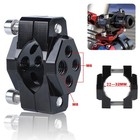 2x Motorcycle Cnc Fork Spot Fog Driving Headlight Mount Bracket Clamp Holder Bar