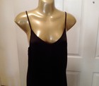 Lauren By Ralph Lauren Full Slip Chemise Dress Black Med