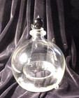French Hand Blown Glass Fly Catcher Antique 19th C  France Bulb Stopper Topper