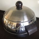 Vintage West Bend Penguin Hot Cold Server     Ice Bucket     Bakelite Handles