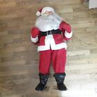 Department Store Santa Claus Store Window Display Vintage 40  Tall 1960s Plastic