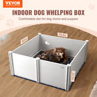 Dog Whelping Box 59 8x59 8x24 0in Pvc With Rails Pee Pad For Dogs Puppies