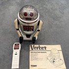 Vintage Verbot Robot Tomy Remote Control Toy 1984 Voice Command  turns On 