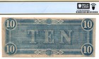 1864  10 Confederate States Of America T-68 Pf-6 Note - Pcgs Vf35  Us Civil War