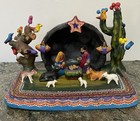 Vintage Mexican Folk Art Pottery Nativity Scene Alphonso Castillo Orta