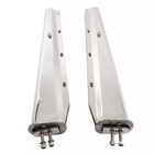 Stainless Steel Spring Loaded Straight Mud Flap Hangers  2 5 Inches Bolt Centre