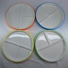 Elk   Friends 7 8  Porcelain Plates Silicone Sleeves Microwave Dishwasher Safe