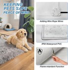 Cat Heating Pad 18x18 In With Smart Thermostat Switch And Power Line Protection