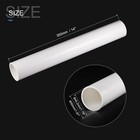 Pvc Rigid Round Pipe 45 2mm Id 50mm Od 0 35m White High Impact