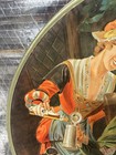 Vintage 1970s Falstaff Beer 24    Metal Beer Tray Charger Sir Falstaff Beer Girl