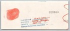 1995 Jsg Boggs Signed Art Note  683  Anaheim  California  Ana Show Cancelled