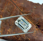 Natural D Color Loose 6 Ct Emerald Cut Lab Grown Cvd Diamond Vvs1 Certified