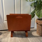 Vintage Mcm Bentwood Magazine Rack Record Holder Alvar Aalto Mid Century Modern