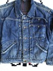 1950s Blue Bell Wrangler Kids Denim Jacket Type 1 2 Pleated Riveted Big E