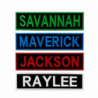  love It   Custom Embroidered Name Tag 4in X 1in Size