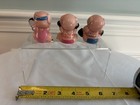 Vintage Pig Figurines Lifting Weights