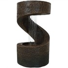 Winding Showers Tabletop Indoor Water Fountain - 14  - Brown By Sunnydaze