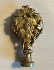 Splendid Antique Art Nouveau Gilt Bronze Wax Seal