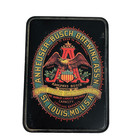 Anheuser Busch Beer Deck Of Playing Cards Hudson Scott Tin Double Set Budweiser