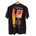 Vintage 1978 Ronald Mcdonald    pre-happy Meal Toys    Mcdonalds Tshirt Size Xl