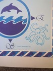 Vintage San Diego ca Cartoon Pictorial Local Business Map Poster  Sea World 1973
