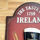 Guinness    the Taste Of Ireland 1759    Beer Large Bar Sign Wall Decor 23    X 15 5   
