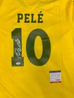 Pel    10 Signed Brazil Soccer Jersey Autographed Psa dna Authentication