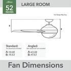 Hunter Fan 52 Inch Casual Noble Bronze Indoor outdoor Ceiling Fan With Light Kit