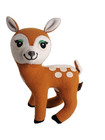 Vtg  1976 Dakin Dream Pets Stuffed Deer Mid-century Plush Collectible