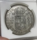 Brazil - 1818r Shield Obverse Large Silver 960 Reis  ngc Au Details 