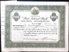 First National Bank Of Santa Ana 1917 Capital Stock Certificate