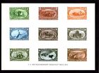 1973-4   6 Issues   Voncorp Educard   Trial Color Proofs   Includes Zeppelins 