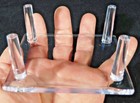 Display Stand Large Size Four Post Clear Lucite