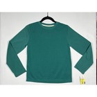        cuddl Duds Boys Flame Resistant Sleep Shirt Crew Neck Teal Green Size L 10 12