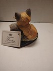 Vintage Homco Masterpiece  fox  Porcelain Figurine  new 