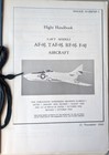 Original Grumman F9f-8 Cougar Variants Natops And Pilot s Emergency Checklist