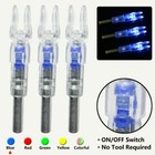 6 12pc Lighted Nock For Archery Arrows With  244 6 2mm Inside Diameter Led Nocks