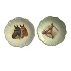 Lot Of 2 Mcm Artmark Porcelain Horse Head Vintage Wall Plaques With Wire To Hang
