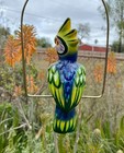 Talavera Bird Handmade Painted Ceramic Parrot Mexican Pottery Hanging Patio  2