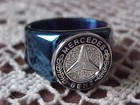 Mercedes Benz Classic Blue Chrome Ring  11 Nos Hi- Quality Class