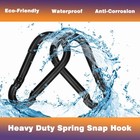 60pcs M8 Heavy Duty Carabiner Clip  3inch Snap Hook Quick Link Small Carabine   