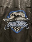 2021 All American Quarter Horse Congress Leather Jacket Nwt Xs