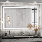 28x36  Two-way Large Led Bathroom Wall Mirror W  Bright Backlit Anti-fog Us Plug