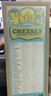 Vintage Cheese Chart Print Framed Disabled American Veterans Americana Mcm 
