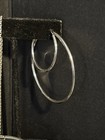 925 sterling Hoop Set  Set Of 5  2 Pair Earrings Ring Necklace   Bracelet 