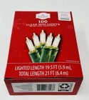 Holiday Time Clear 100 Mini Lights With Green Wire Lighted 19 5 Ft New In Box