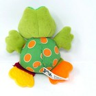 Kids 2 Grow Plush Frog Teething Rattle Jingle Chime Baby Toy Ribbit